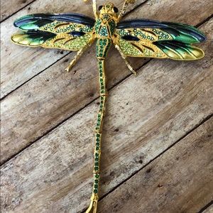 Dragonfly brooch-pendant